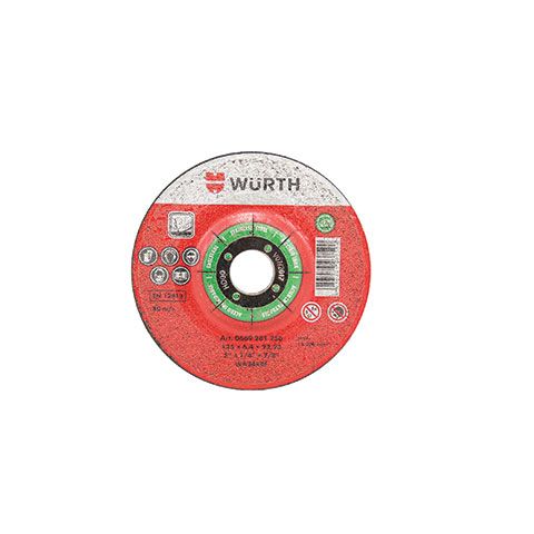BRUSNA PL. INOX UPUŠT 6,4mm d125X22,23