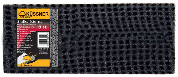 MREŽICA ZA GIPS P120 115X280mm 5kom