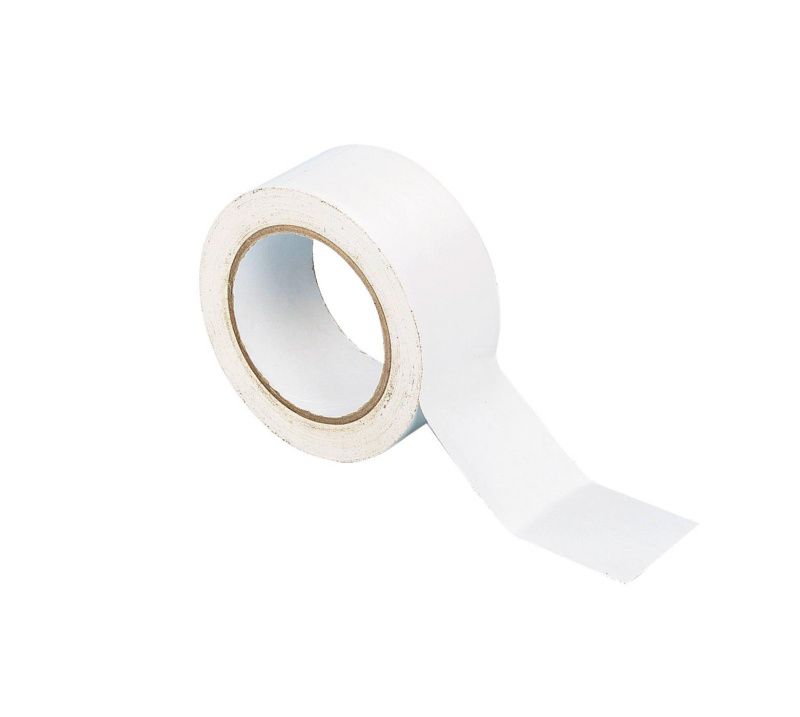 PVC TRAKA ZA ZID-BIJELA-GLATKA-50MMX33M