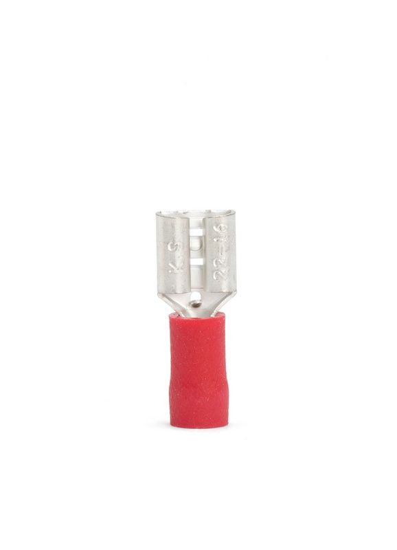 STOPICA PLOSNATA-IZOLIR-CRVENA-6,3X0,8MM