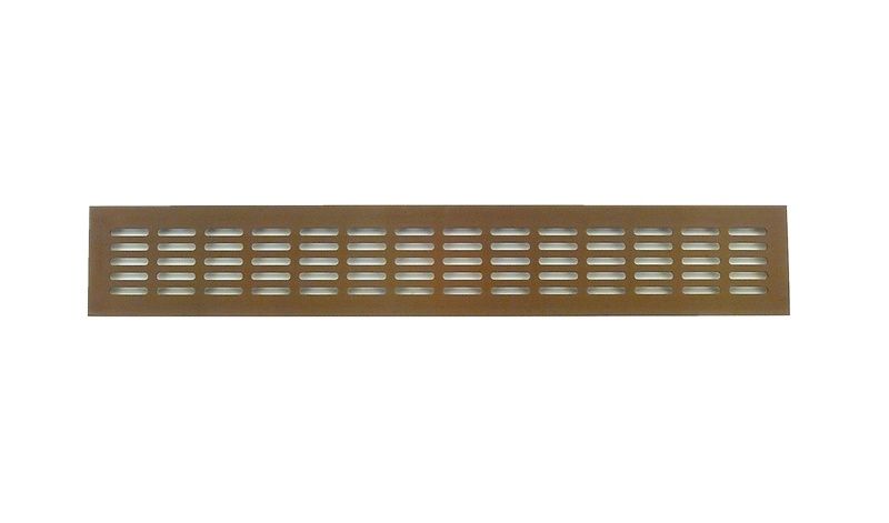 VENTILACIJSKA REŠETKA ALU SMEĐA/BRONCA 80/400mm