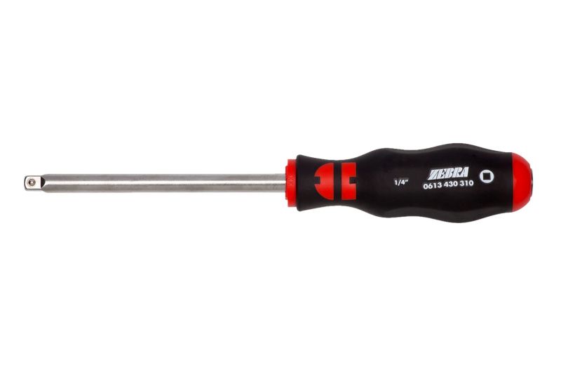 ODVIJAČ ZA 1/4" NASADNE KLJUČEVE, 225 MM, ZEBRA