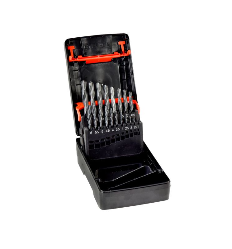 SET SPIRALNIH SVRDALA-DIN338-HSS-(D1-10)-0,5-19PCS