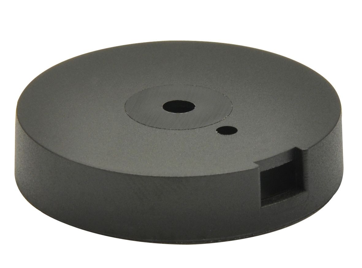 KLIZAČ NAMJEŠTAJA BAZA CRNI d17mm 