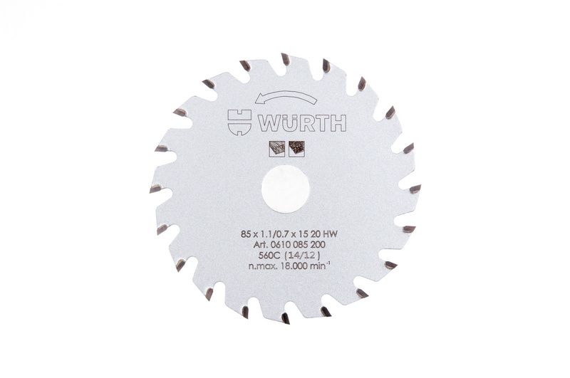 LIST KRUŽNE PILE-DRVO-HM-HKS 10-A12-A-20Z-85X20X15