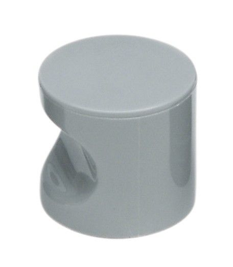 RUČKICA GUMB NAJLON SIVA H30 d32mm