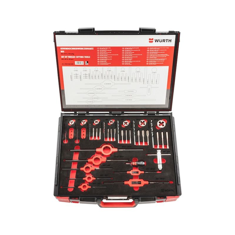 SET ZA OBRADU NAVOJA-HSS-2.0-(M3-M12)-44KOM