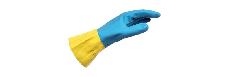 RUKAVICE ZAŠTITNE KEMIKALIJE NEOPREN/LATEKS-vel.10