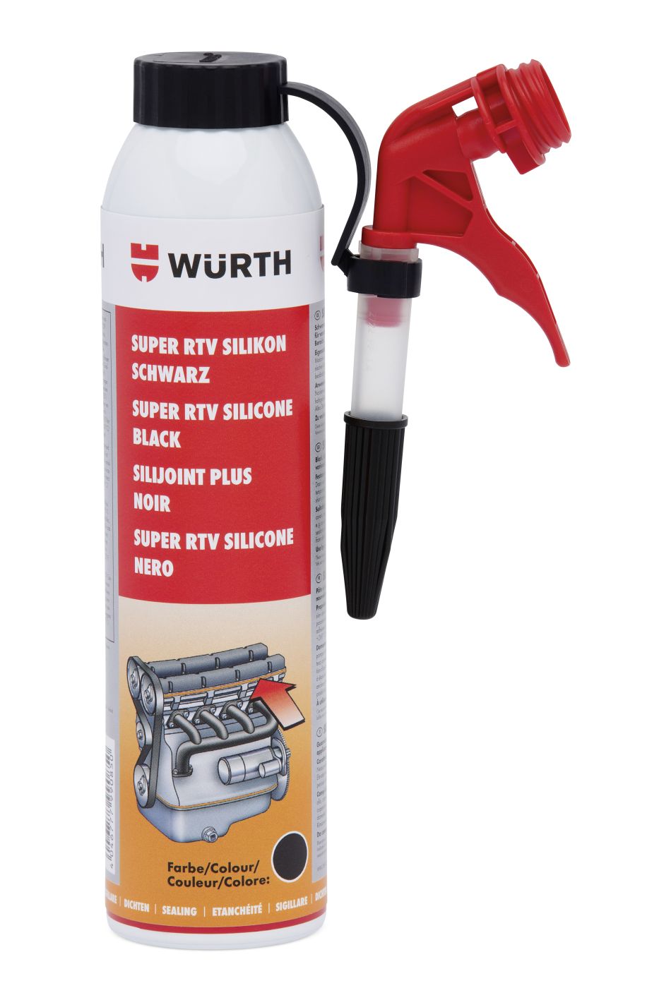 SUPER RTV SILIKON-CRNI-200ml