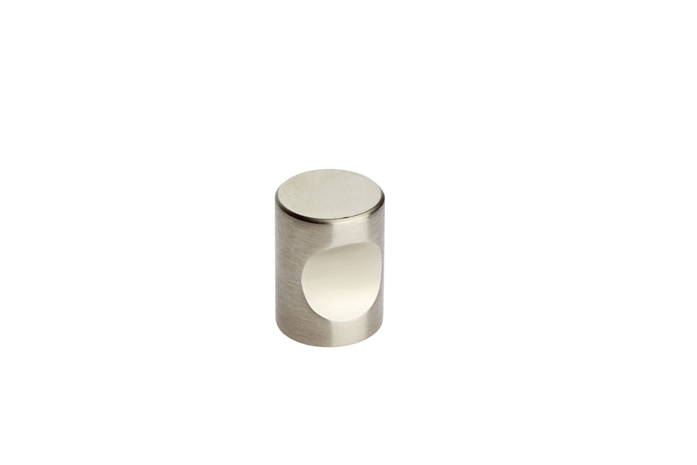 RUČKICA GUMB MESING/BOJA INOX H24,5 d13