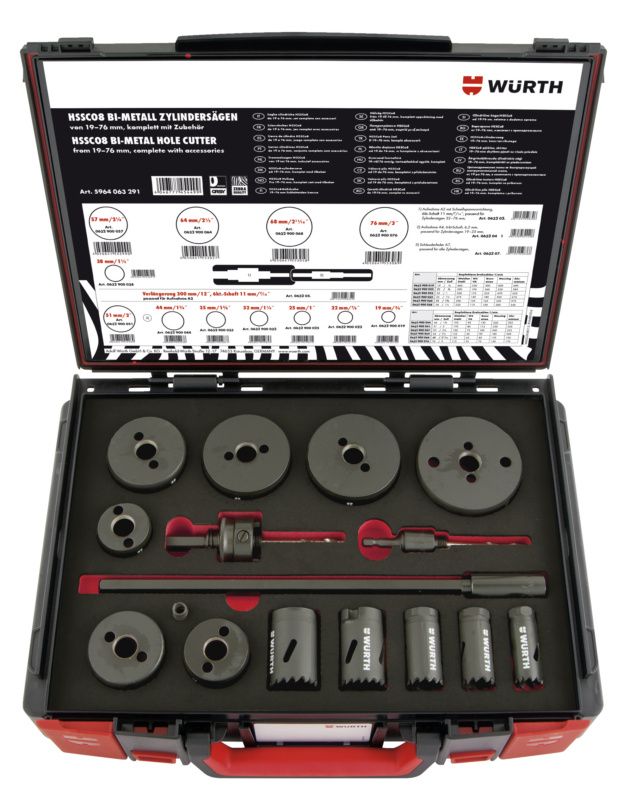 SET-KRUNSKA PILA-HSSCO8-19-76MM-16DIJ
