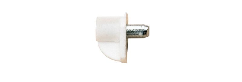 NOSAČ POLICE ČEL/PLAST. BIJELA d5mm