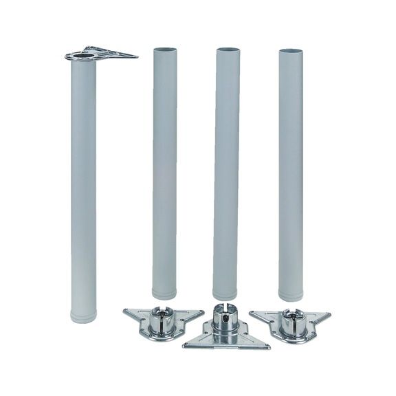 SET NOGE ZA STOL ALU REBRAST H705 735mm d60mm