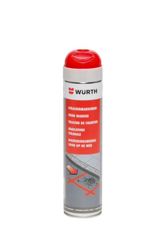 BOJA ZA OBILJEŽAVANJE CESTA-CRVENA-600ml