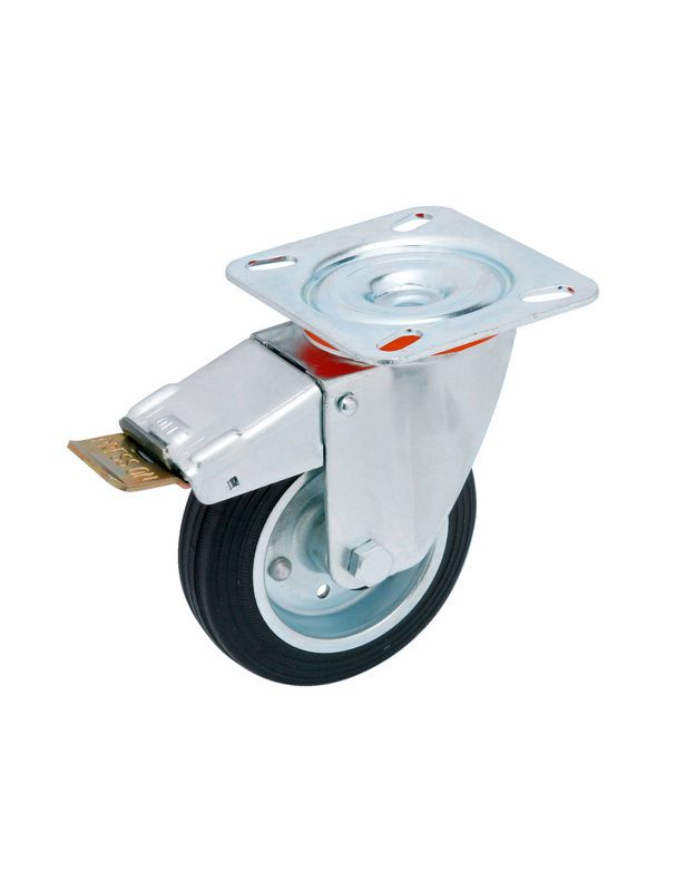 KOTAČ OKRETNI S KOČNICOM 65kg d80mm