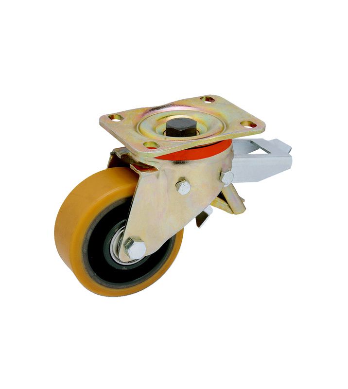 KOTAČ OKRETNI S KOČNICOM 700kg d150mm
