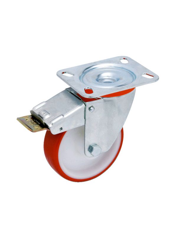 KOTAČ OKRETNI S KOČNICOM PA 300kg d150mm