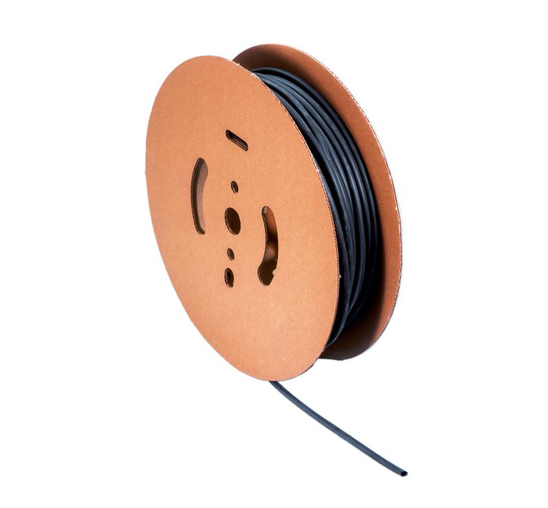 TERMOBUŽIR NA KOLUTU-CRNI-6,4-3,2MM