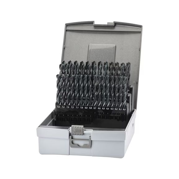 SPIRALNA SVRDLA-SET N HSS DIN 338 D 1,0-10,0mm 0,1