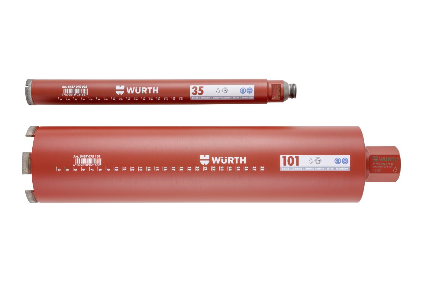 DIJAMANTNA KRUNA 1 1/4ZO d101 R.d.400 mm          