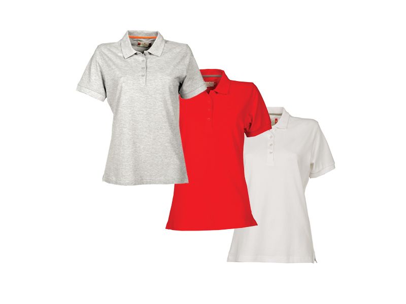 MAJICA POLO RADNA VENICE LADY MELANŽ SIVA vel.S