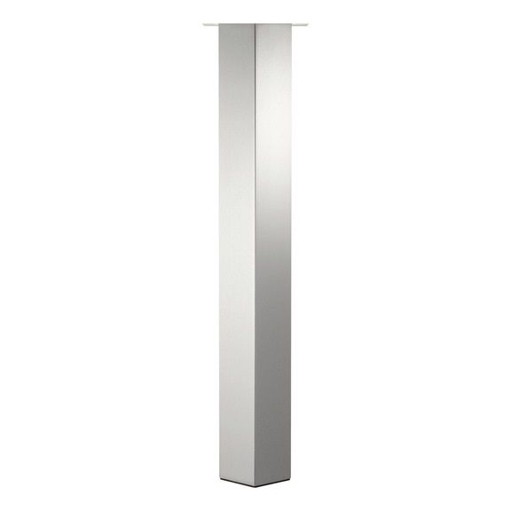 NOGA ZA STOL PRAVOKUTNA SREBRNA 100mm H705 715mm