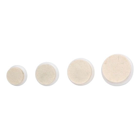 KLIZAČ S FILCOM ČAVLIĆ d23mm BIJELI       