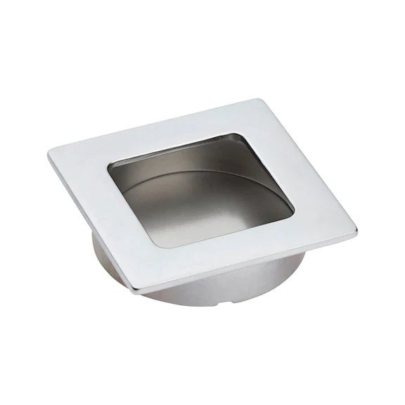 RUČKICA UKOPNA KROM MAT 63X63MM