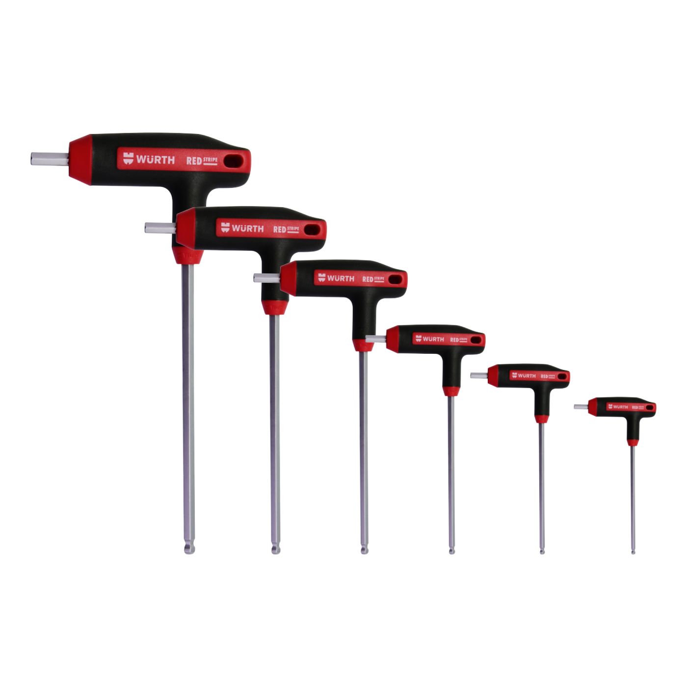 SET T-ODVIJAČA INBUS 2,5- 8 MM REDSTRIPE