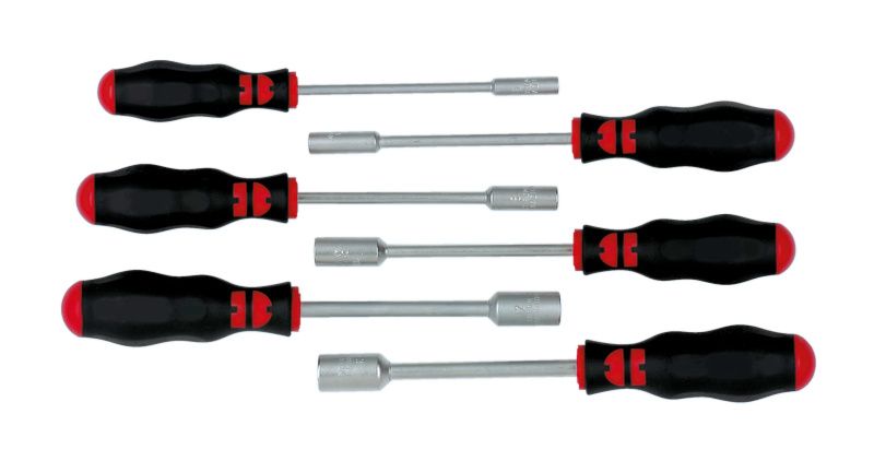 SET ODVIJAČA NASADNIH, 6-KT, 6-DIJELNI, ZEBRA