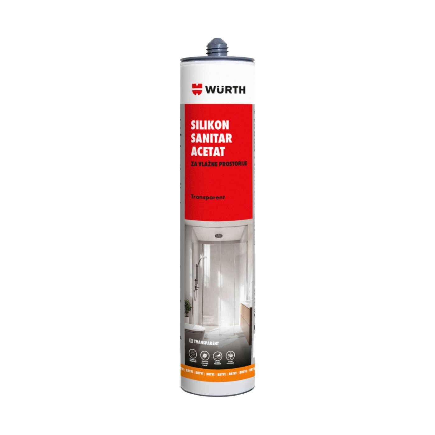 SILIKON SANITAR ACETAT TRANSPARENT 310ml