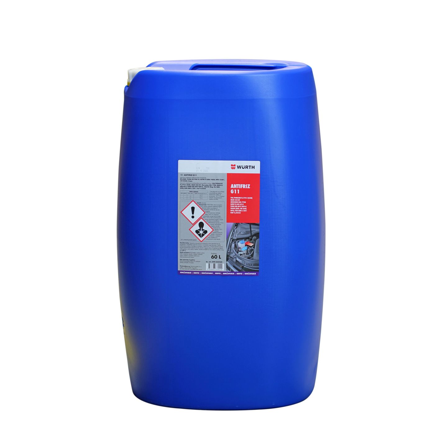 ANTIFRIZ G11 (PLAVI) - HDPE 60l