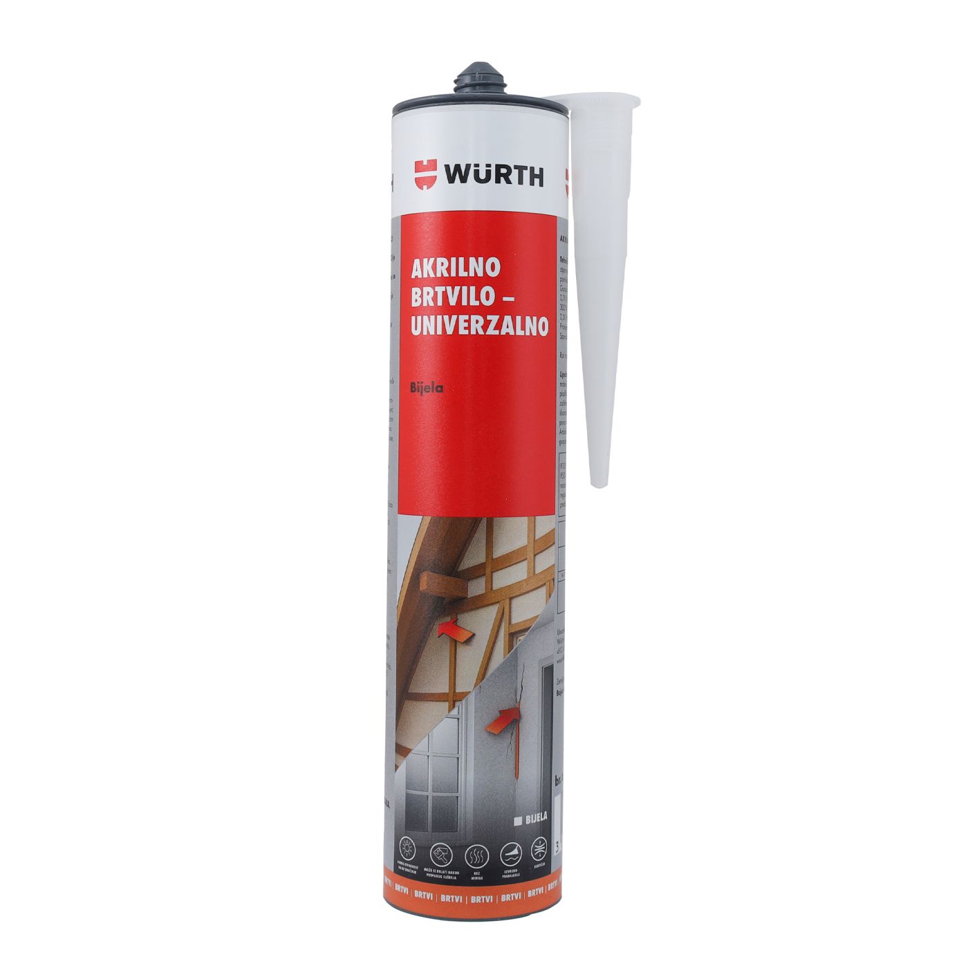 AKRILNO BRTVILO UNIVERZALNO BIJELO 310ml