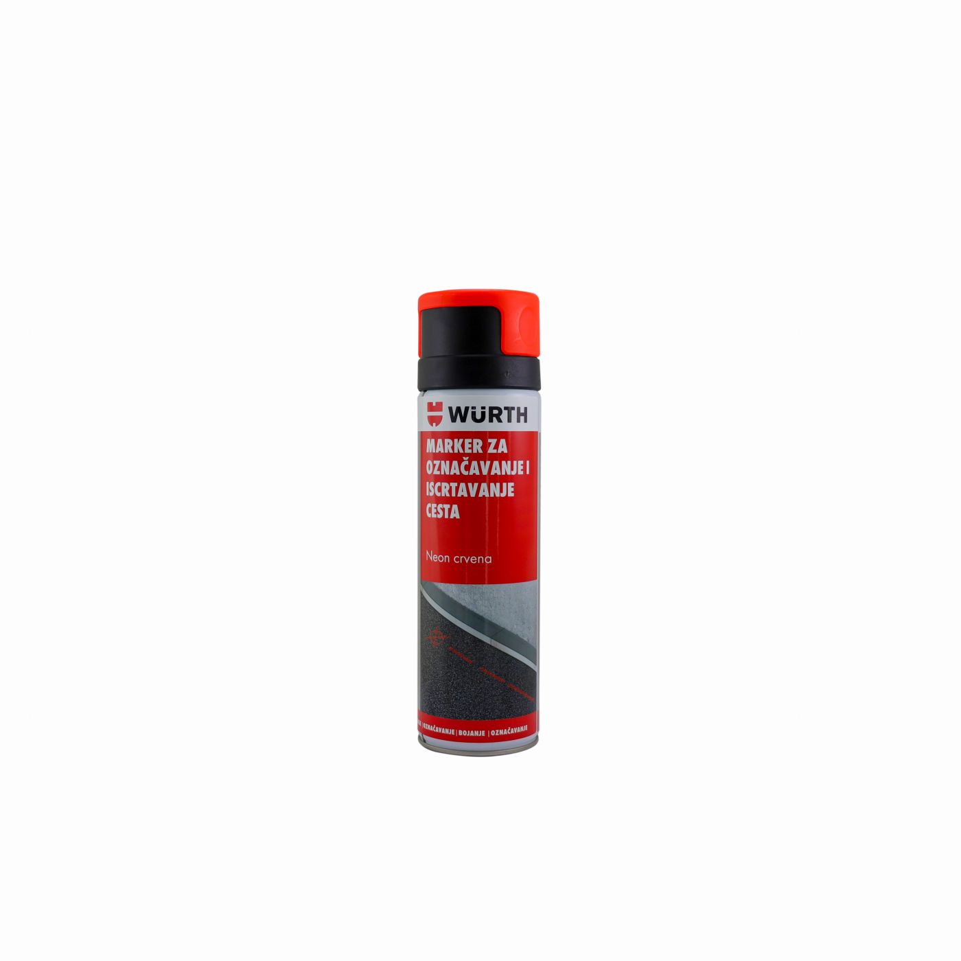 BOJA ZA OBILJEŽAVANJE CESTE NEON CRVENA 500ML