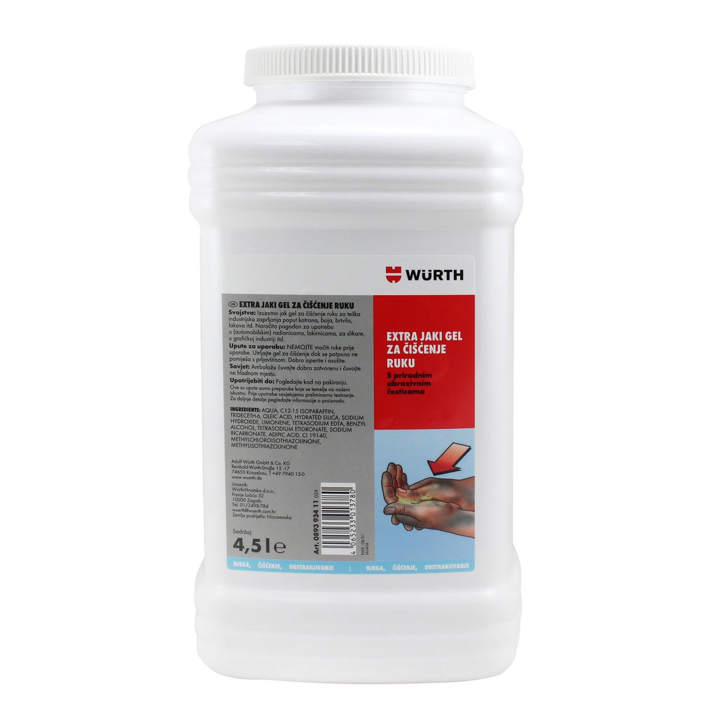 GEL ZA RUKE-NATUR-4,5L