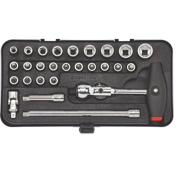 1/4" SET NASADNIH KLJUČEVA, BALL-HEAD, 27-DIJELNI