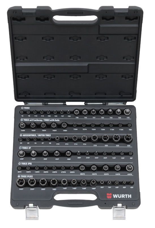 1/4", 3/8" I 1/2" SET NASADNIH KLJUČEVA, 77-DJELNI