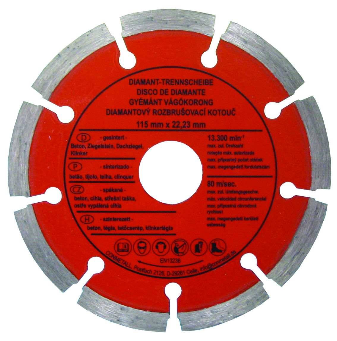 REZNA PLOČA DIJAMANTNA ZA BETON 230mm