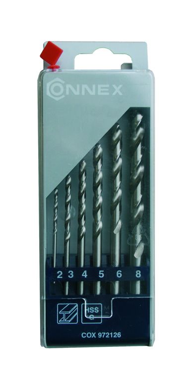 SVRDLO HSS ZA METAL SET 2-8mm 6kom