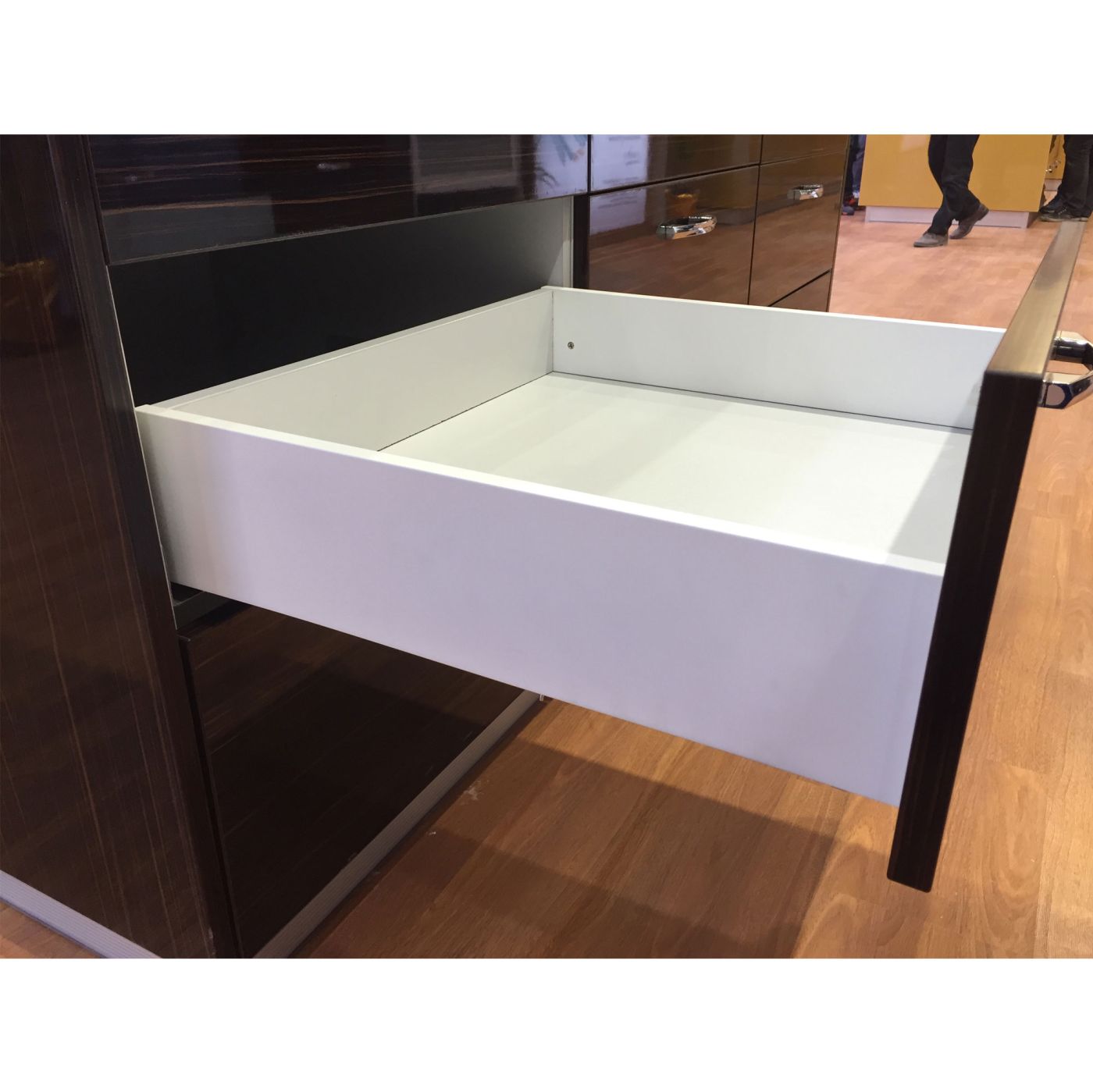 EVOBOX SET VODILICA PUSH 500mm ANTRACIT H185