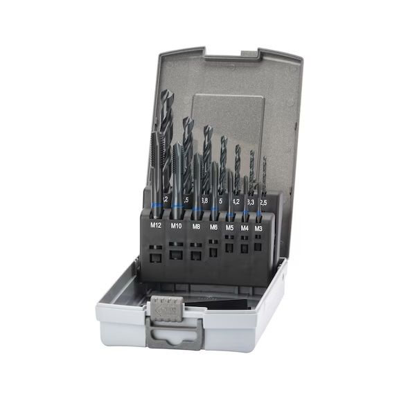 M3-M12 STROJNI UREZNIK-SET+ SVRDLA M3-M12