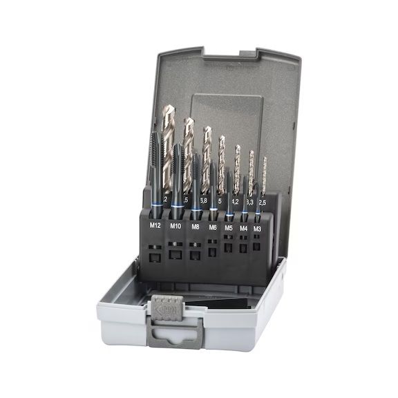 M3-M12 STROJNI UREZNIK-SET+ SVRDLA M3-M12