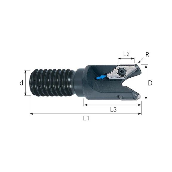 UVRT. GLAVA ZA VCGT22053 32,0mm mm NAV. M16 Z=2