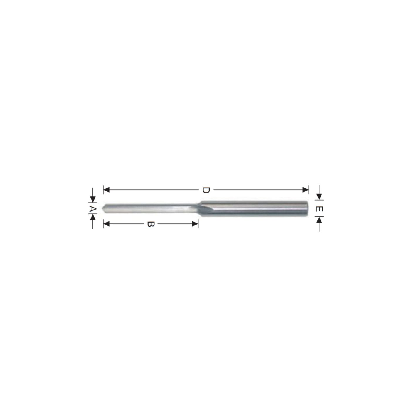 GLODALO UTOR VOD HSS-E6x30/100 mm S-8, Z-1 RAVNO