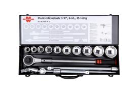 3/4" SET NASADNIH KLJUČEVA 6-KT, ZEBRA, 15-DIJELNI