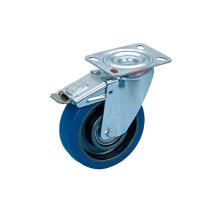 Kotač za transportne uređaje s rotirajućom pločicom i kočnicom - guma