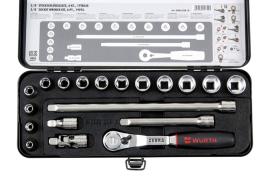 3/8" SET NASADNIH KLJUČEVA, ZEBRA, 19-DIJELNI