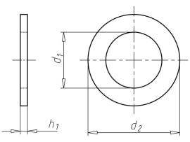 Podloška - colna - čelik - pocinčano