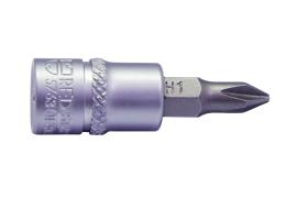 Umetak za nasadni ključ 1/4", križni (Phillips, PH), kratki