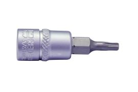 Umetak za nasadni ključ 1/4" Tamper Proof Torx (TS), kratak
